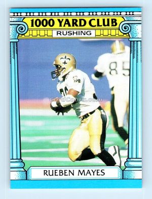 1987 Topps 1000 Yard Club #6 Rueben Mayes New Orleans Saints