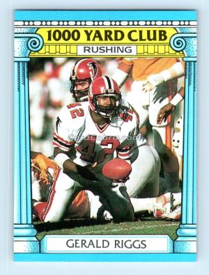 1987 Topps 1000 Yard Club #8 Gerald Riggs Atlanta Falcons