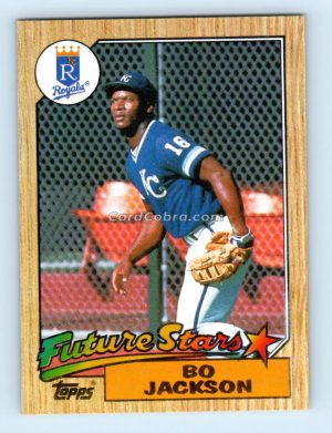 1987 Topps #170 Bo Jackson Kansas City Royals Rookie Card