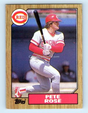 1987 Topps #200 Pete Rose Cincinnati Reds