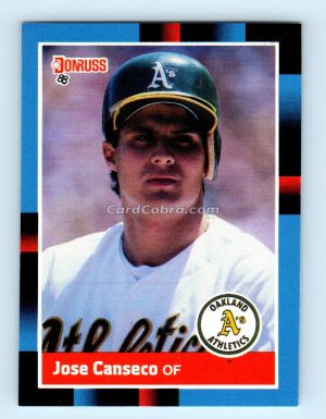 1988 Donruss Oakland Athletics Team Collection #302 Jose Canseco Oakland Athletics