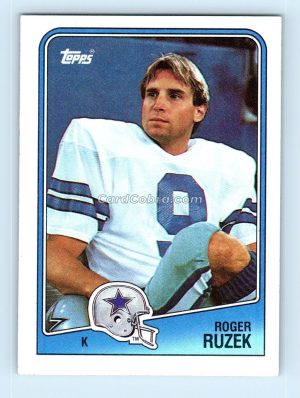 1988 Topps #264 Roger Ruzek Dallas Cowboys Rookie Card