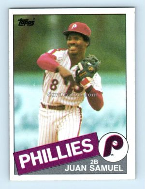 1988 Topps #265 Juan Samuel Philadelphia Phillies