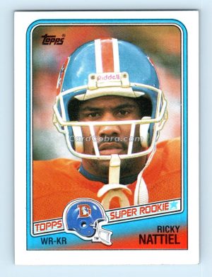 1988 Topps #27 Ricky Nattiel Denver Broncos Rookie Card