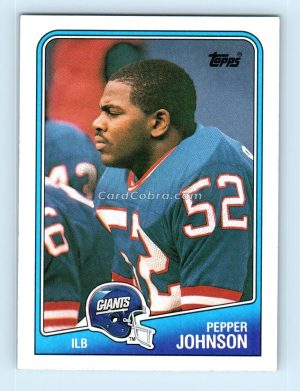 1988 Topps #283 Pepper Johnson New York Giants