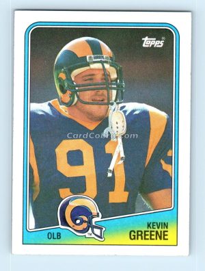 1988 Topps #300 Kevin Greene Los Angeles Rams Rookie Card