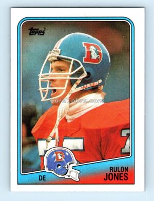 1988 Topps #32 Rulon Jones Denver Broncos