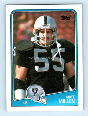 1988 Topps #335 Matt Millen Los Angeles Raiders