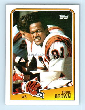 1988 Topps #343 Eddie Brown Cincinnati Bengals