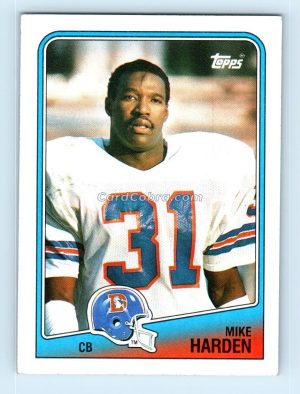 1988 Topps #36 Mike Harden Denver Broncos