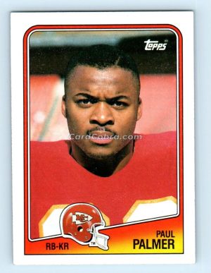 1988 Topps #364 Paul Palmer Kansas City Chiefs Rookie Card