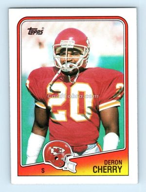 1988 Topps #371 Deron Cherry Kansas City Chiefs