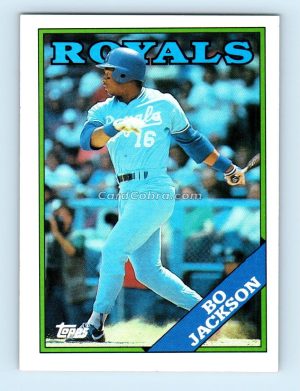 1988 Topps #750 Bo Jackson Kansas City Royals