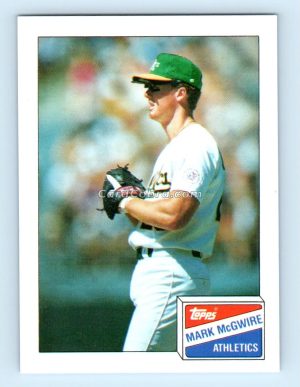 1988 Topps Bazooka #13 Mark McGwire Oakland Athletics