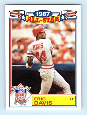 1988 Topps Glossy All-Stars #17 Eric Davis Cincinnati Reds