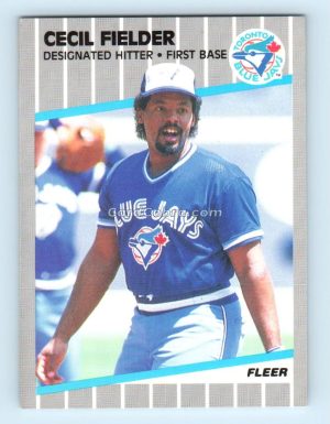 1989 Fleer #232 Cecil Fielder Toronto Blue Jays