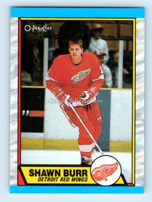 1989 O-Pee-Chee #101 Shawn Burr Detroit Red Wings