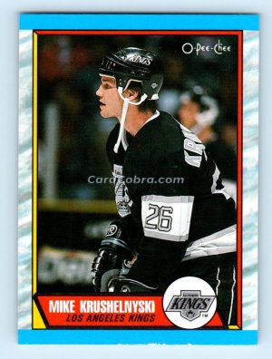 1989 O-Pee-Chee #104 Mike Krushelnyski Los Angeles Kings