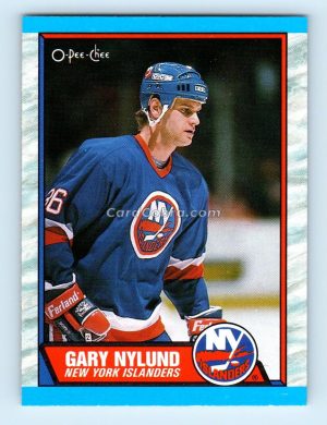 1989 O-Pee-Chee #105 Gary Nylund New York Islanders