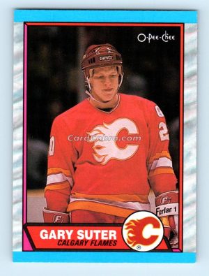 1989 O-Pee-Chee #108 Gary Suter Calgary Flames