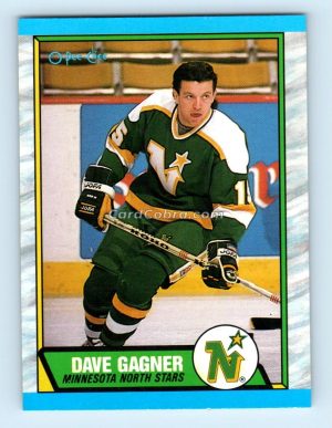 1989 O-Pee-Chee #109 Dave Gagner Minnesota North Stars