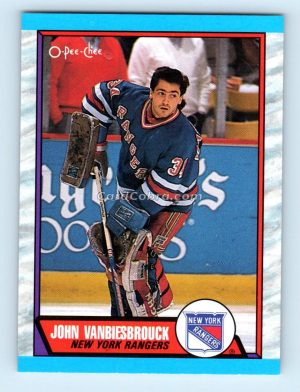 1989 O-Pee-Chee #114 John Vanbiesbrouck New York Rangers