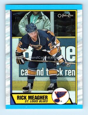 1989 O-Pee-Chee #116 Rick Meagher St. Louis Blues