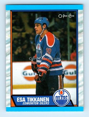 1989 O-Pee-Chee #12 Esa Tikkanen Edmonton Oilers