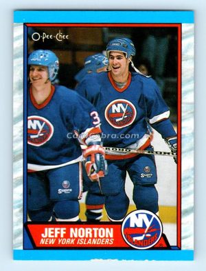 1989 O-Pee-Chee #120 Jeff Norton New York Islanders Rookie Card