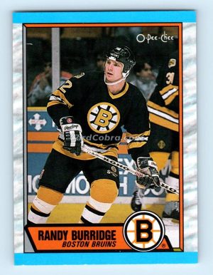 1989 O-Pee-Chee #121 Randy Burridge Boston Bruins