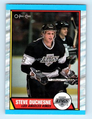 1989 O-Pee-Chee #123 Steve Duchesne Los Angeles Kings