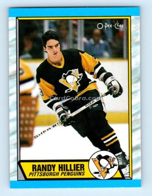 1989 O-Pee-Chee #126 Randy Hillier Pittsburgh Penguins