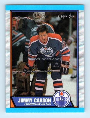 1989 O-Pee-Chee #127 Jimmy Carson Edmonton Oilers