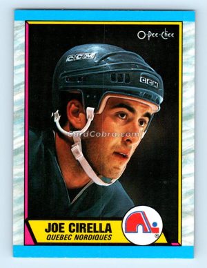 1989 O-Pee-Chee #130 Joe Cirella Quebec Nordiques