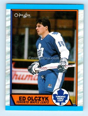 1989 O-Pee-Chee #133 Ed Olczyk Toronto Maple Leafs