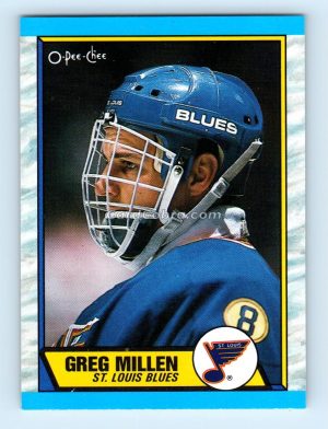 1989 O-Pee-Chee #137 Greg Millen St. Louis Blues