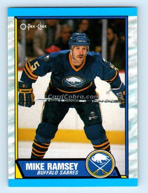 1989 O-Pee-Chee #140 Mike Ramsey Buffalo Sabres