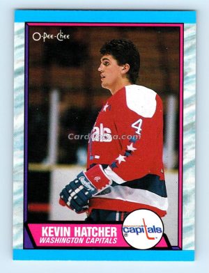 1989 O-Pee-Chee #146 Kevin Hatcher Washington Capitals