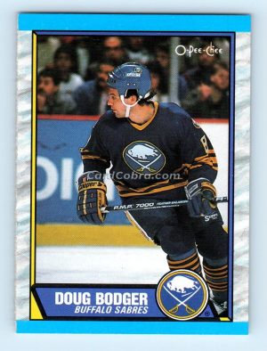 1989 O-Pee-Chee #154 Doug Bodger Buffalo Sabres