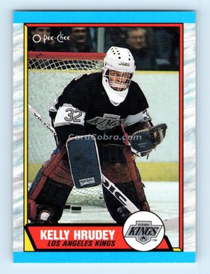 1989 O-Pee-Chee #166 Kelly Hrudey Los Angeles Kings