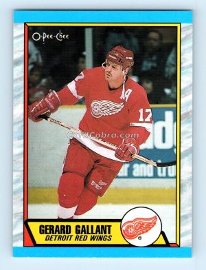 1989 O-Pee-Chee #172 Gerard Gallant Detroit Red Wings