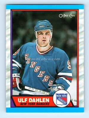 1989 O-Pee-Chee #2 Ulf Dahlen New York Rangers