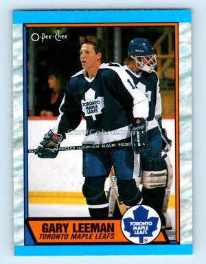 1989 O-Pee-Chee #22 Gary Leeman Toronto Maple Leafs