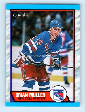 1989 O-Pee-Chee #24 Brian Mullen New York Rangers