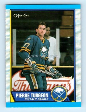 1989 O-Pee-Chee #25 Pierre Turgeon Buffalo Sabres