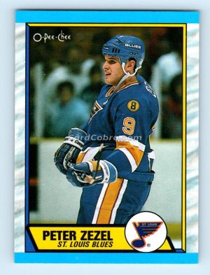 1989 O-Pee-Chee #27 Peter Zezel St. Louis Blues