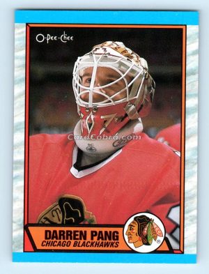 1989 O-Pee-Chee #31 Darren Pang Chicago Blackhawks