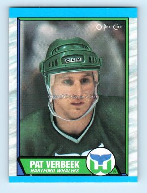 1989 O-Pee-Chee #32 Pat Verbeek Hartford Whalers