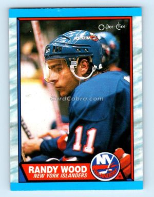 1989 O-Pee-Chee #35 Randy Wood New York Islanders