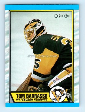 1989 O-Pee-Chee #36 Tom Barrasso Pittsburgh Penguins